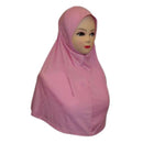Girls Hijab Head Scarf Burqa Scarves Cotton Burka Pray Muslim Mosque Kids Islam