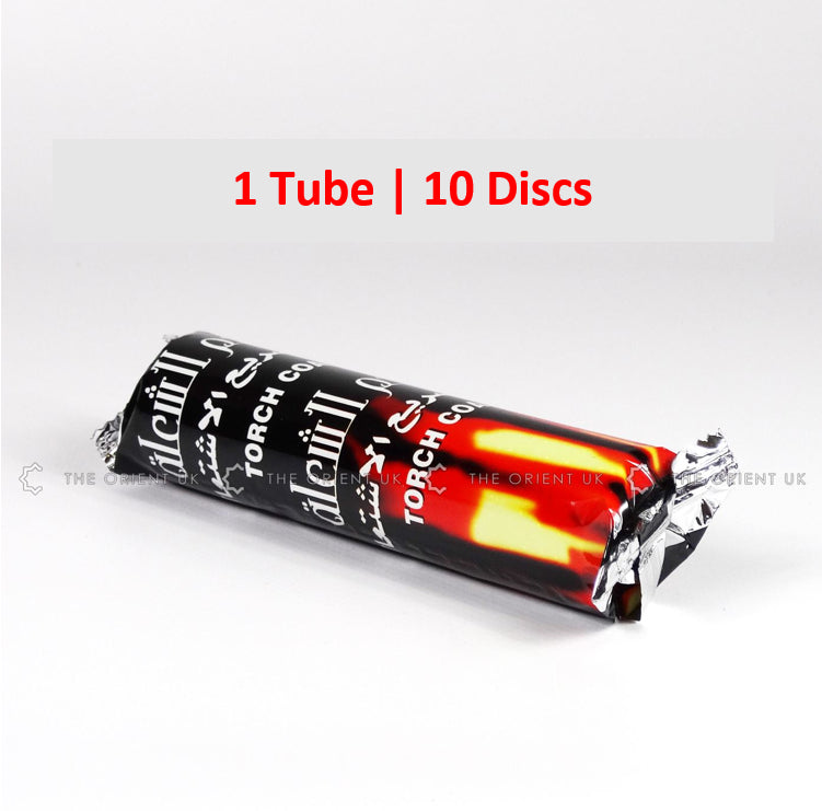 1 Tube | 10x Charcoal Disc Tablet Coal Instant Light Incense Bakhour Bakhoor