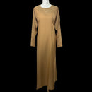 Ladies Nida Abaya Jilbab Jubba Jabba Dress Thobe Black Coloured Maxi Women