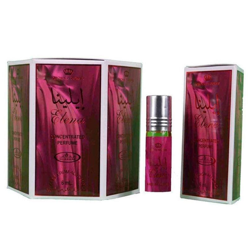 Al Rehab Elena 12 x 6ml Perfume for Men Women Genuine Authentic Original Roll On Attar Fragrance - The Orient