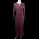 Ladies Nida Abaya Jilbab Jubba Jabba Dress Thobe Black Coloured Maxi Women
