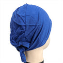 Ladies Bone Bonnet Cap Tie Tube Under Hijab Scarf Band Hat Chemo Girls Women