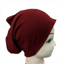 Ladies Bone Bonnet Cap Tie Tube Under Hijab Scarf Band Hat Chemo Girls Women