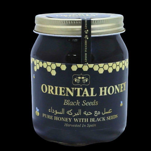 500g Pure Sidr Honey with Black Seed Organic Natural Spain Spanish Oriental