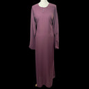 Ladies Nida Abaya Jilbab Jubba Jabba Dress Thobe Black Coloured Maxi Women