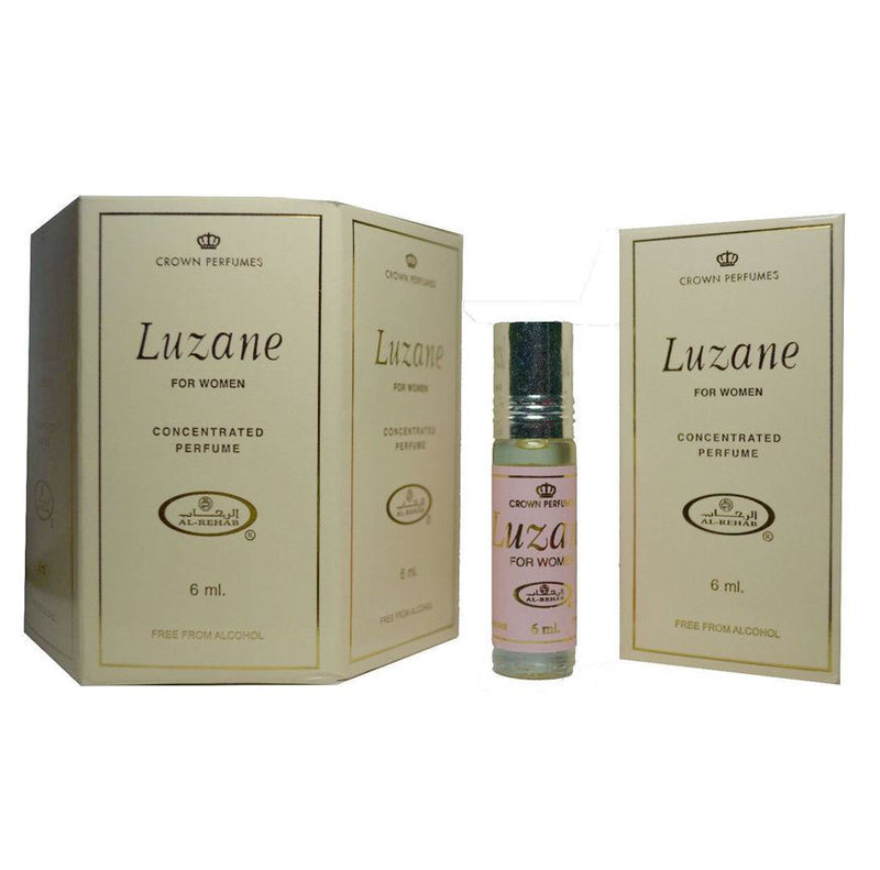 6x6ml Luzane Al Rehab Genuine Perfume Roll On Fragrance Alcohol Free Halal