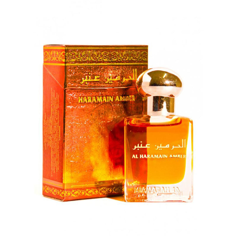 15ml Amber Al Haramain Perfume Oil Fragrance Attar Unisex Gift Eid Pocket Size