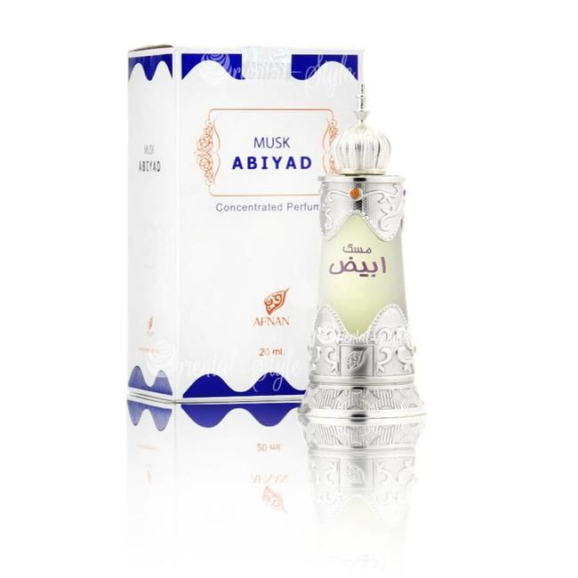 20ml Musk Abiyad by Afnan Fragrance Perfume Alcohol Free Unisex