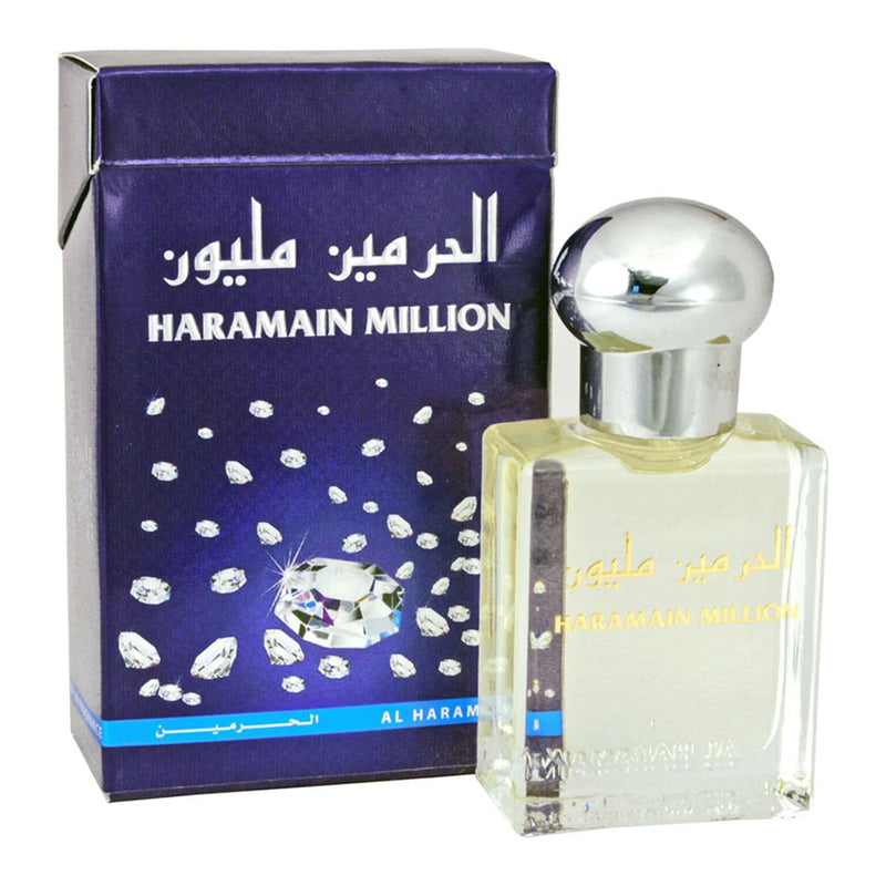 15ml Million by Al Haramain Bergamot Rose Vanilla Perfume Oil Attar