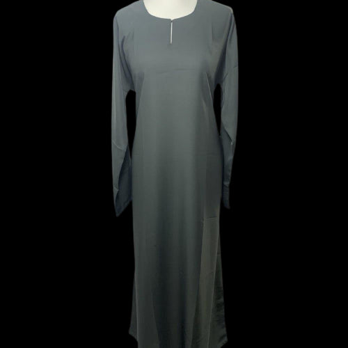 Ladies Nida Abaya Jilbab Jubba Jabba Dress Thobe Black Coloured Maxi Women