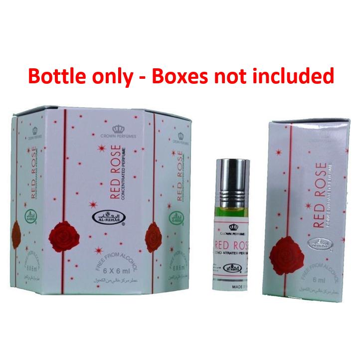 6x6ml Red Rose Al Rehab Genuine Perfume Roll On Fragrance Oil Alcohol Free Halal