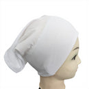 Ladies Bone Bonnet Cap Tie Tube Under Hijab Scarf Band Hat Chemo Girls Women