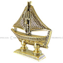 Allah + 99 Names of Allah Boat Shape Luxury Islamic Ornament Gift 27x25cm