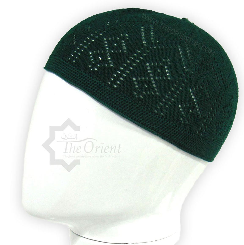Men Skull Cap Muslim Islamic Prayer Hat Topi Kufi Headwear Man Mixed Colours