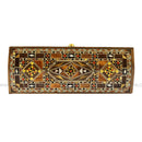 Engraved Wooden Mosaic Jewellery Trinket Box Gift Handmade Inlaid 21x8