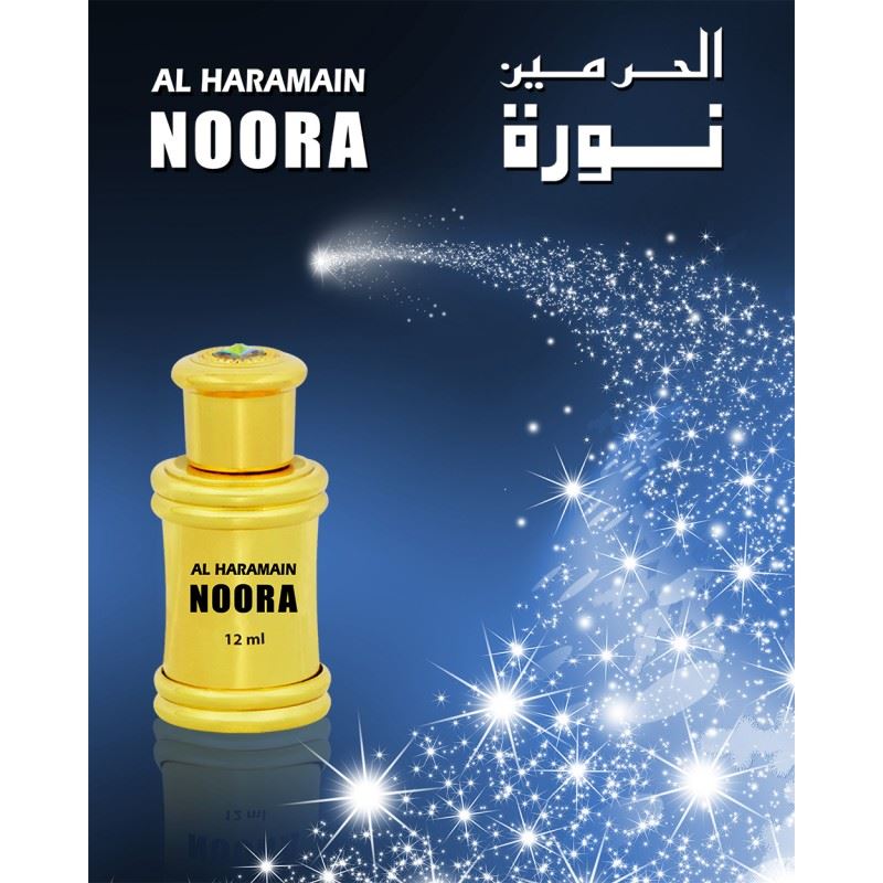 12ml Noora Al Haramain Perfume Oil Fragrance Attar Unisex Gift Eid Pocket Size