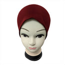 Ladies Bone Bonnet Cap Tie Tube Under Hijab Scarf Band Hat Chemo Girls Women