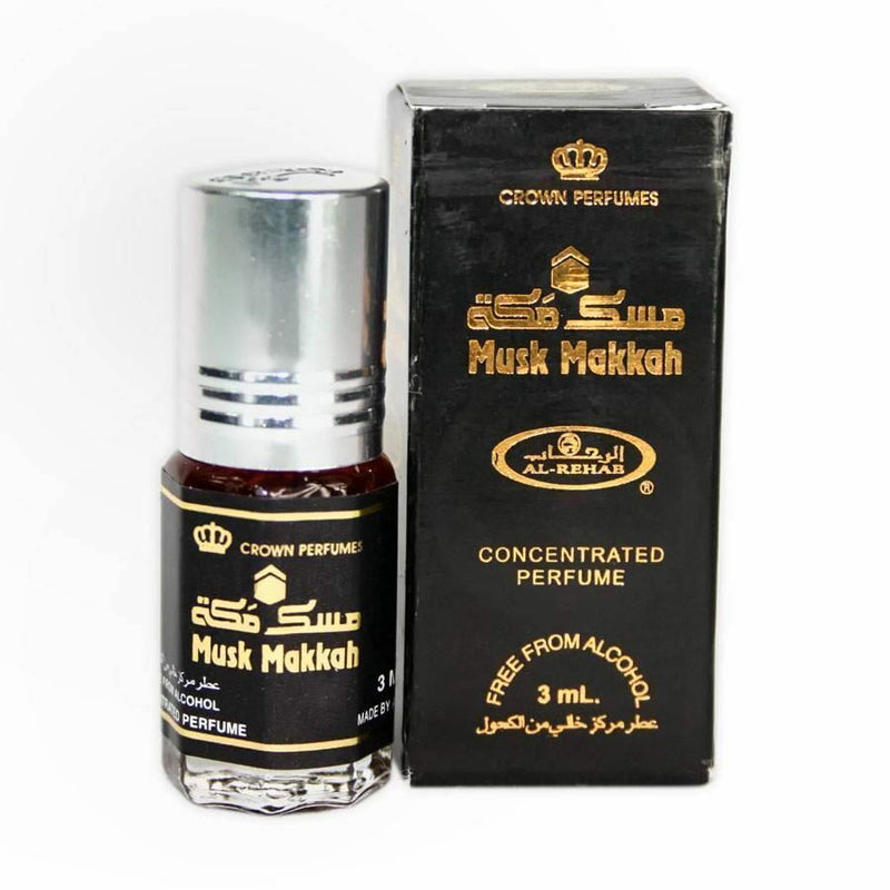 6x6ml Musk Makkah Al Rehab Genuine Perfume Fragrance Oil Alcohol Free Halal