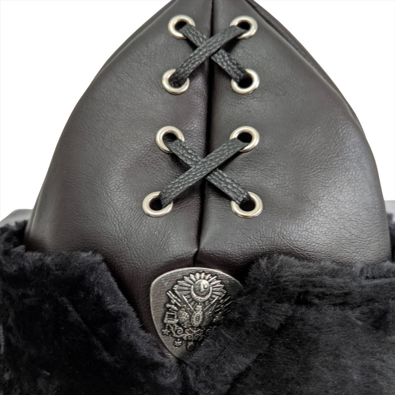 Dirilis Ertugrul Hat Men Boys Turkish Ottoman Bork Fur Black Brown