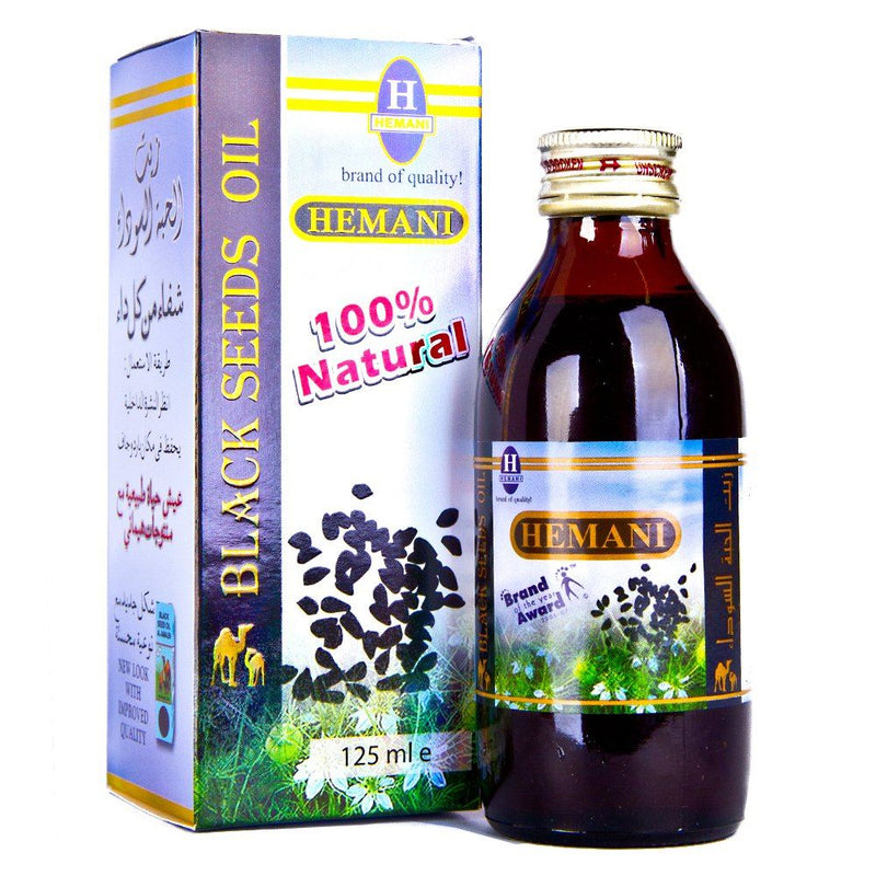 Black Seed Oil 125ml by Hemani 100% Pure Natural Kolanji Nigella