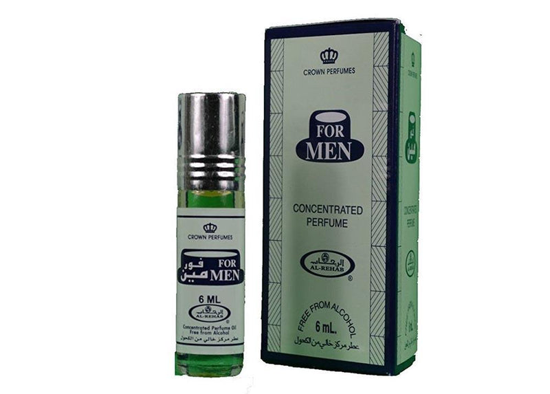 1x6ml For Men Al Rehab Genuine Perfume Roll On Fragrance Oil Alcohol Free Halal