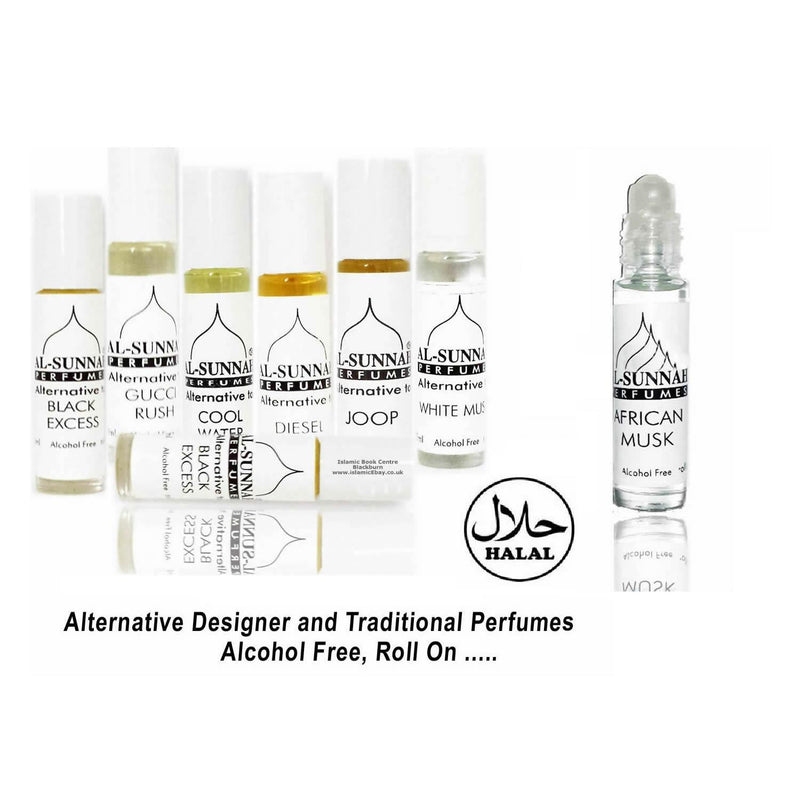 2x10ml Halal Al Sunnah Perfume Attar Natural Alcohol Roll On Variety