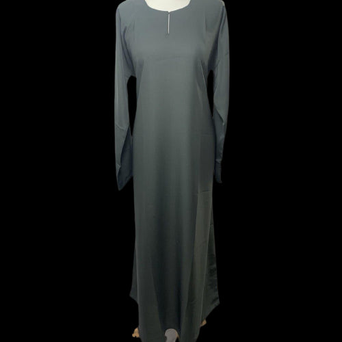 Ladies Nida Abaya Jilbab Jubba Jabba Dress Thobe Black Coloured Maxi Women