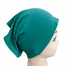Ladies Bone Bonnet Cap Tie Tube Under Hijab Scarf Band Hat Chemo Girls Women