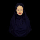 Girls Hijab Head Scarf Burqa Scarves Cotton Burka Pray Muslim Mosque Kids Islam