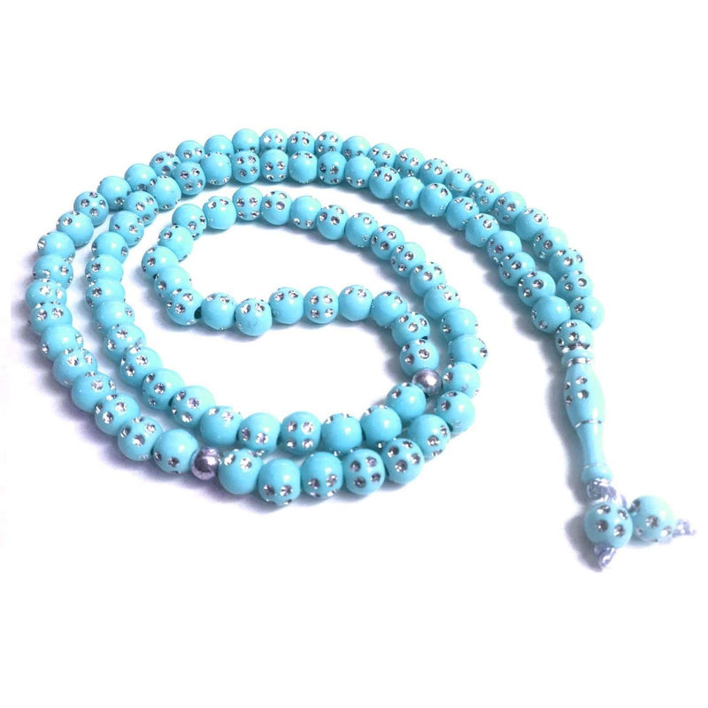 99 Bead Little Diamond Tasbih Tasbeeh Rosary Prayer Zikr Islamic Worry Beads