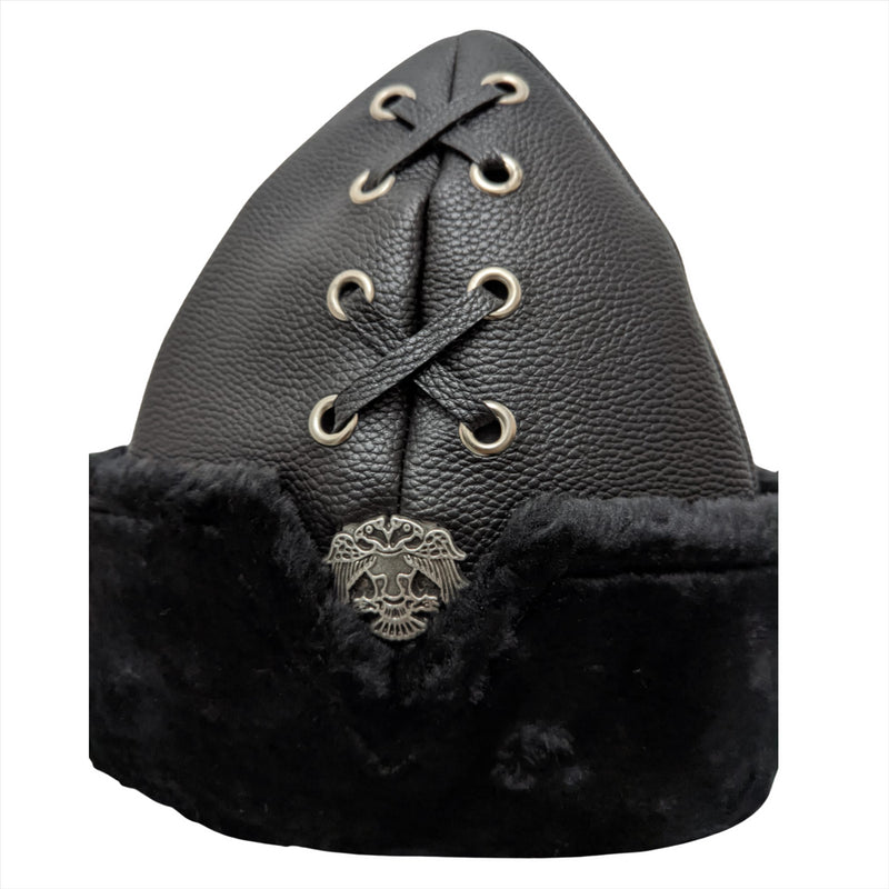 Dirilis Ertugrul Hat Men Boys Turkish Ottoman Bork Fur Black Brown