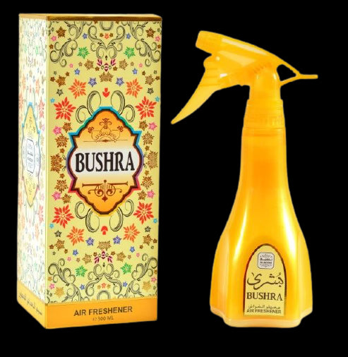 300ml Bushra by Naseem Air Freshener Fabric Room Sofa Curtain Home Floral Spray
