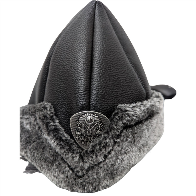 Dirilis Ertugrul Hat Men Boys Turkish Ottoman Bork Fur Black Brown