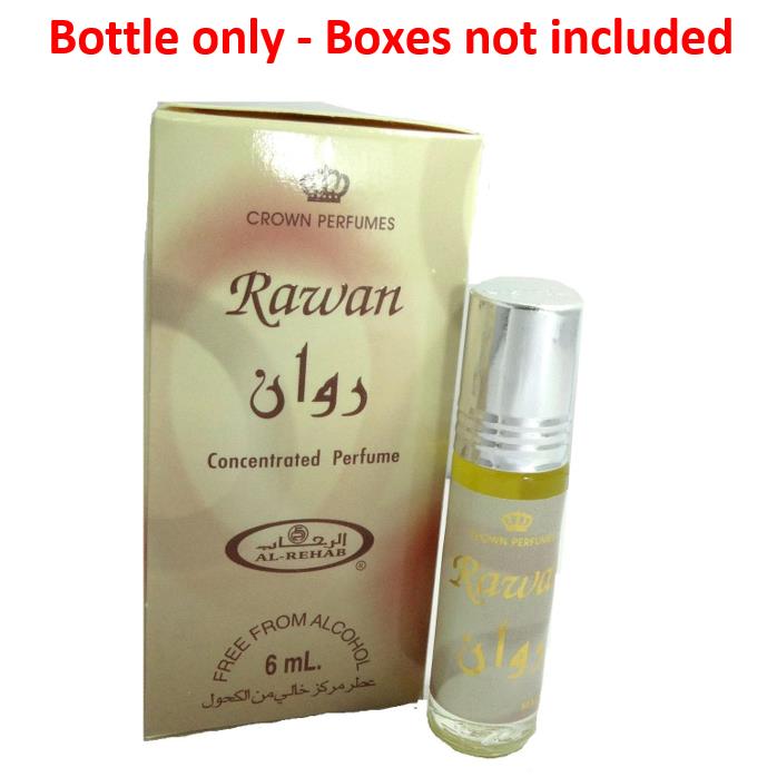1x6ml Rawan Al Rehab Genuine Perfume Roll On Fragrance Oil Alcohol Free Halal