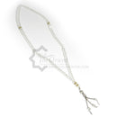 Plain 99 Beads Crystal Tasbeeh Rosary Prayer Zikr Islamic Tasbih Worry Chant