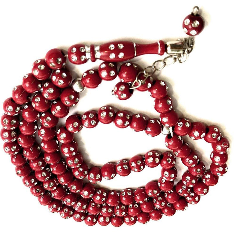 99 Bead Little Diamond Tasbih Tasbeeh Rosary Prayer Zikr Islamic Worry Beads