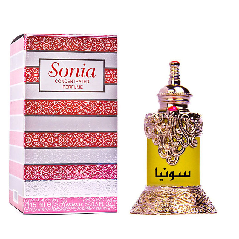 15ml Sonia by Rasasi Alcohol Free Floral Musky Feminine Perfume Oil