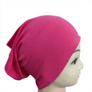 Ladies Bone Bonnet Cap Tie Tube Under Hijab Scarf Band Hat Chemo Girls Women