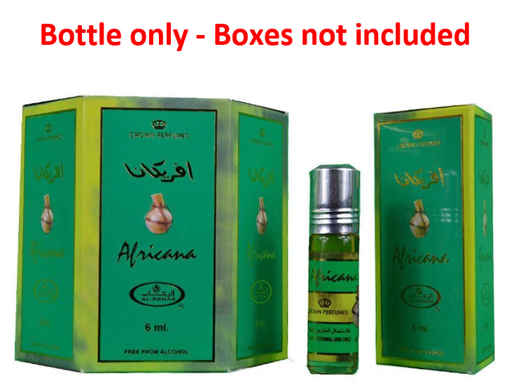 12x6ml Africana Al Rehab Genuine Perfume Roll Fragrance Oil Alcohol Free Halal