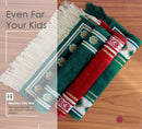 Children Prayer Mat Blue Islamic Kids Pray Rug Namaz Carpet 60x35cm - The Orient