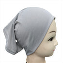 Ladies Bone Bonnet Cap Tie Tube Under Hijab Scarf Band Hat Chemo Girls Women
