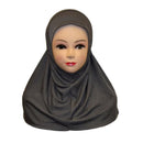 Girls Hijab Head Scarf Burqa Scarves Cotton Burka Pray Muslim Mosque Kids Islam
