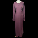 Ladies Nida Abaya Jilbab Jubba Jabba Dress Thobe Black Coloured Maxi Women