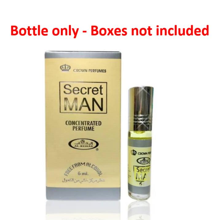 1x6ml Secret Man Al Rehab Genuine Perfume Roll Fragrance Oil Alcohol Free Halal