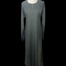Ladies Nida Abaya Jilbab Jubba Jabba Dress Thobe Black Coloured Maxi Women