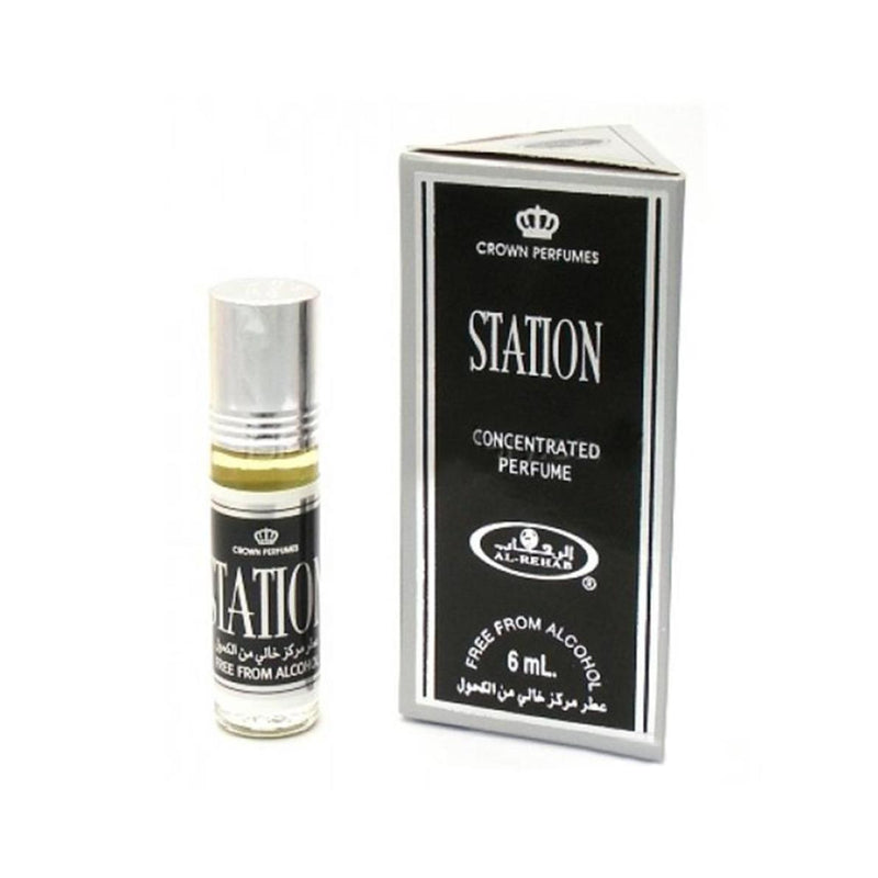 12x6ml Station Al Rehab Genuine Perfume Roll On Fragrance Alcohol Free Halal