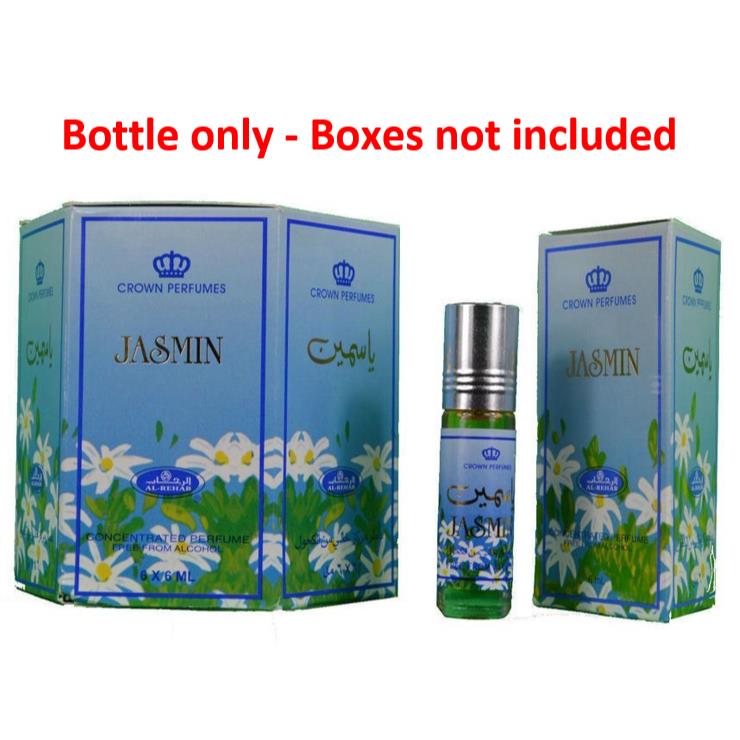 6x6ml Jasmin Al Rehab Genuine Perfume Roll On Fragrance Alcohol Free Halal