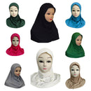 Girls Hijab Head Scarf Burqa Scarves Cotton Burka Pray Muslim Mosque Kids Islam