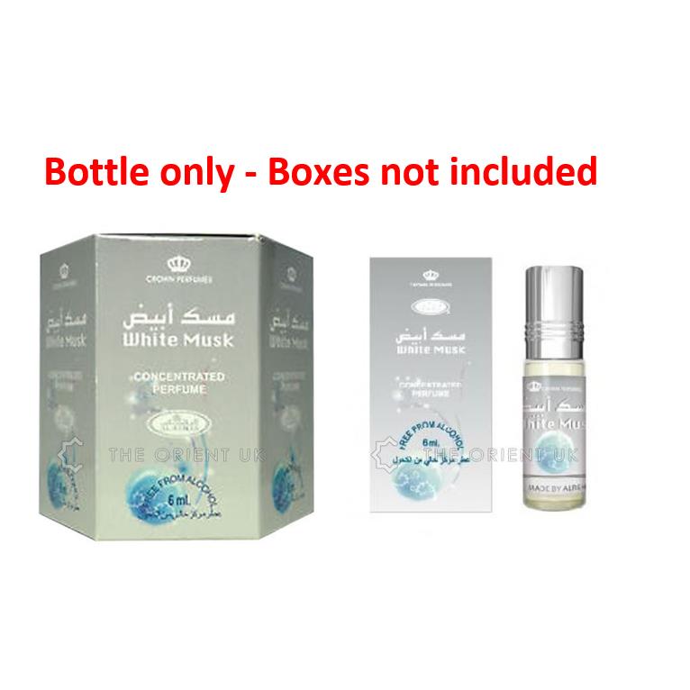 6x6ml White Musk Al Rehab Genuine Perfume Roll Fragrance Oil Alcohol Free Halal