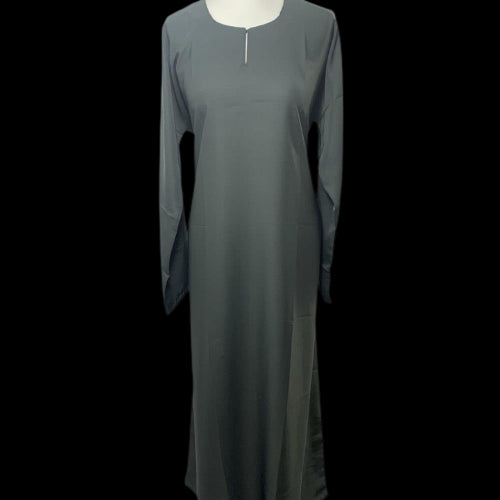 Ladies Nida Abaya Jilbab Jubba Jabba Dress Thobe Black Coloured Maxi Women